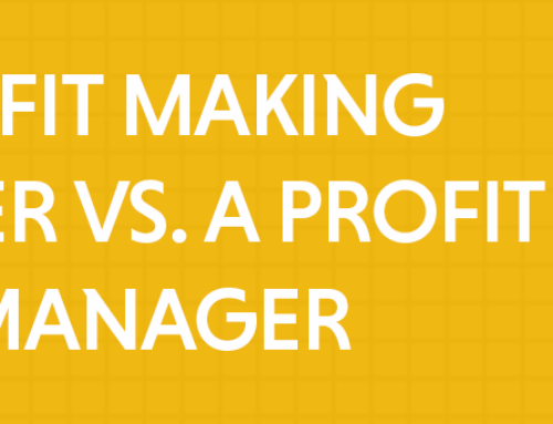 Become a Profit Making Facility Manager vs. a Profit Spending Manager